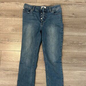 Paige Transcend Vintage Gemma Crop Skinny Jean (Size 28)